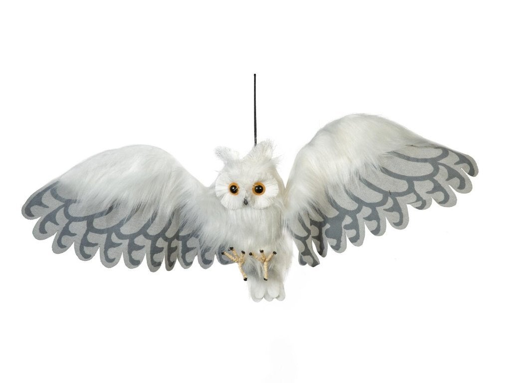 Europalms Snow Owl - Geanimeerde Sneeuwuil, Halloween of Griezel, ., Nieuw, Ophalen of Verzenden