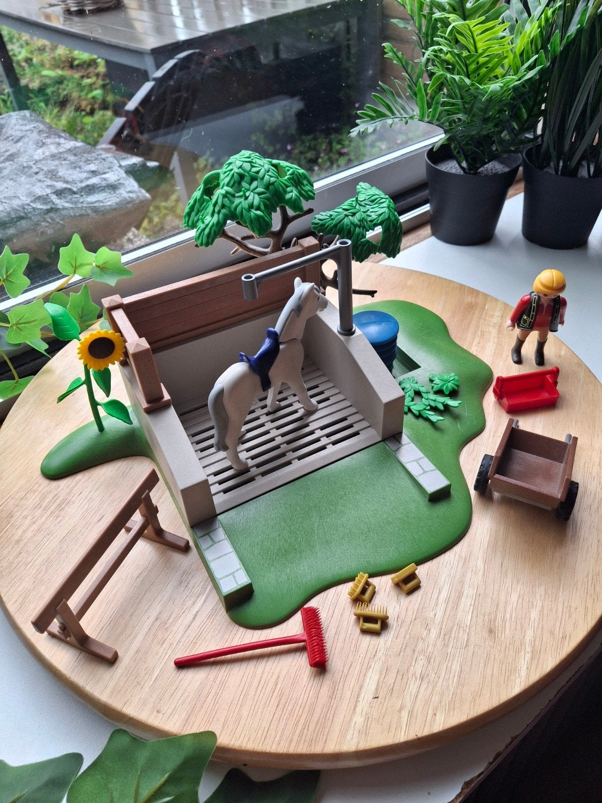 Playmobil Paardendouche 4193 - Incompleet, Ophalen of Verzenden