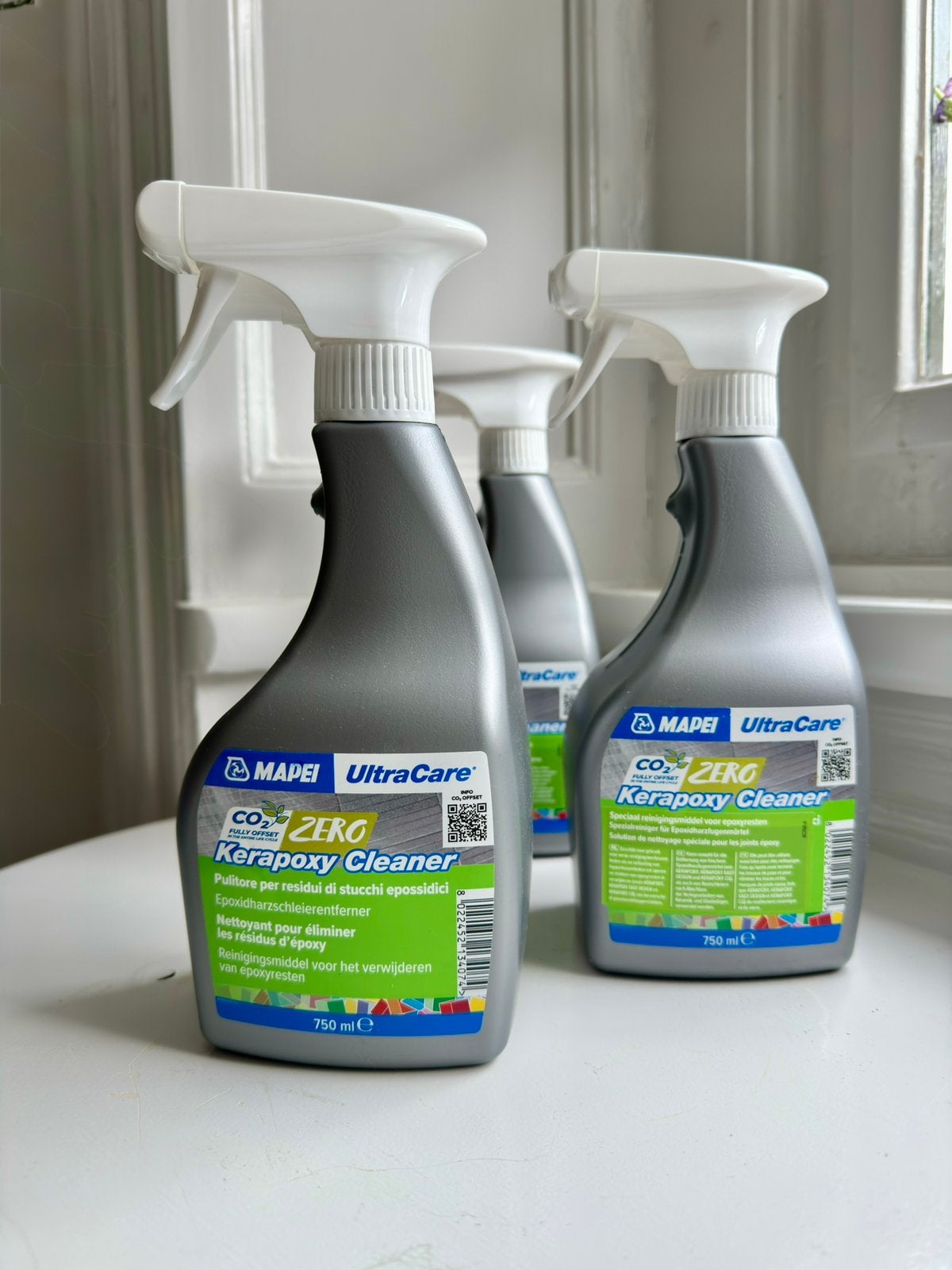 MAPEI Ultracare Kerapoxy cleaner 3x 750 ml - nieuw, Doe-het-zelf en Verbouw, Tegels, Ophalen, 60 cm of meer, Overige typen, Nieuw