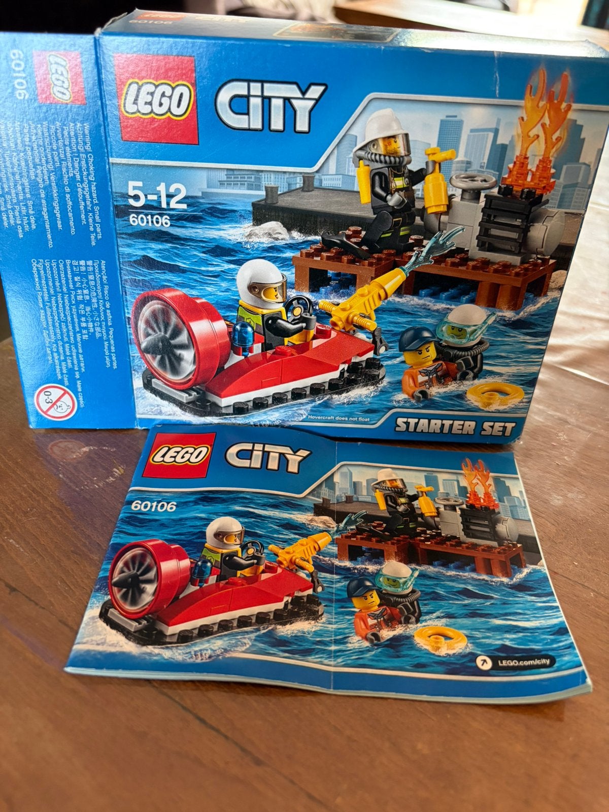 Lego city 60106 brandweer starters set, Kinderen en Baby's, Ophalen of Verzenden, Gebruikt
