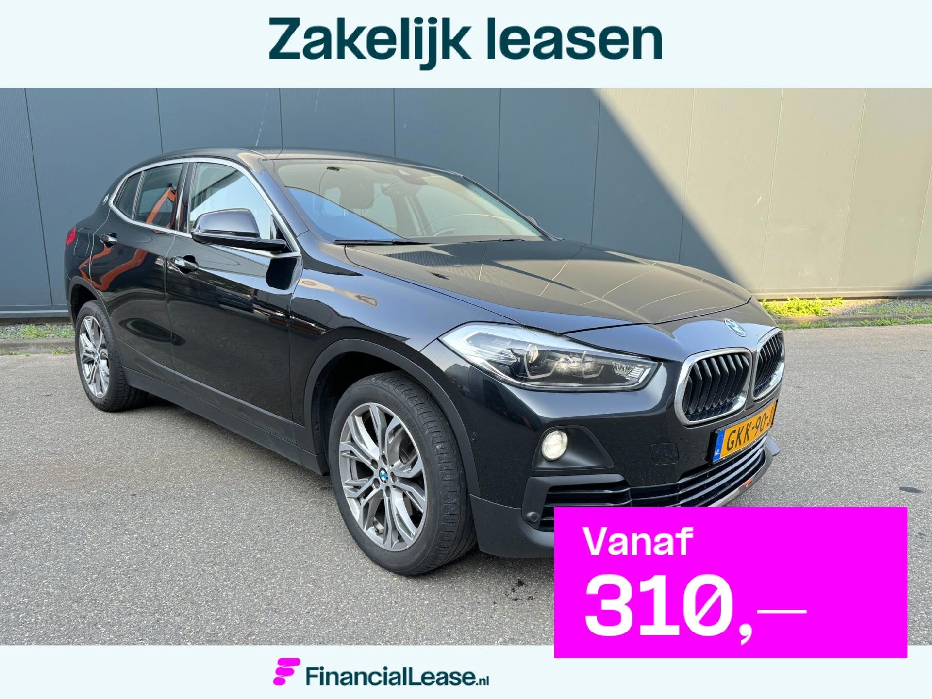 BMW X2 SDrive18i High Executive Automatic, Gebruikt, Zwart, Bedrijf, Parkeerassistent