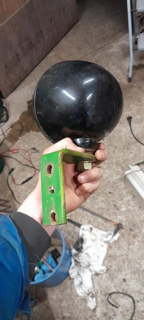 2x oldtimer koplampen met steunen, Auto-onderdelen, Verlichting, Ophalen of Verzenden, Gebruikt, Oldtimer onderdelen