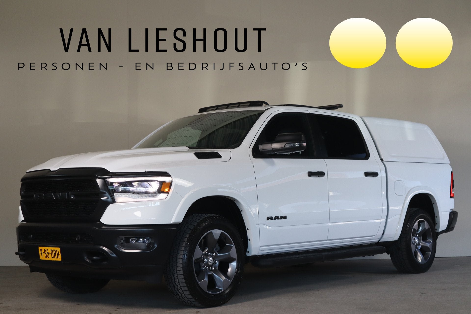 Dodge Ram 1500 5.7 V8 4x4 Crew Cab Big Horn - NL- Auto! Stoe, Automaat, Gebruikt, 5654 cc, Wit