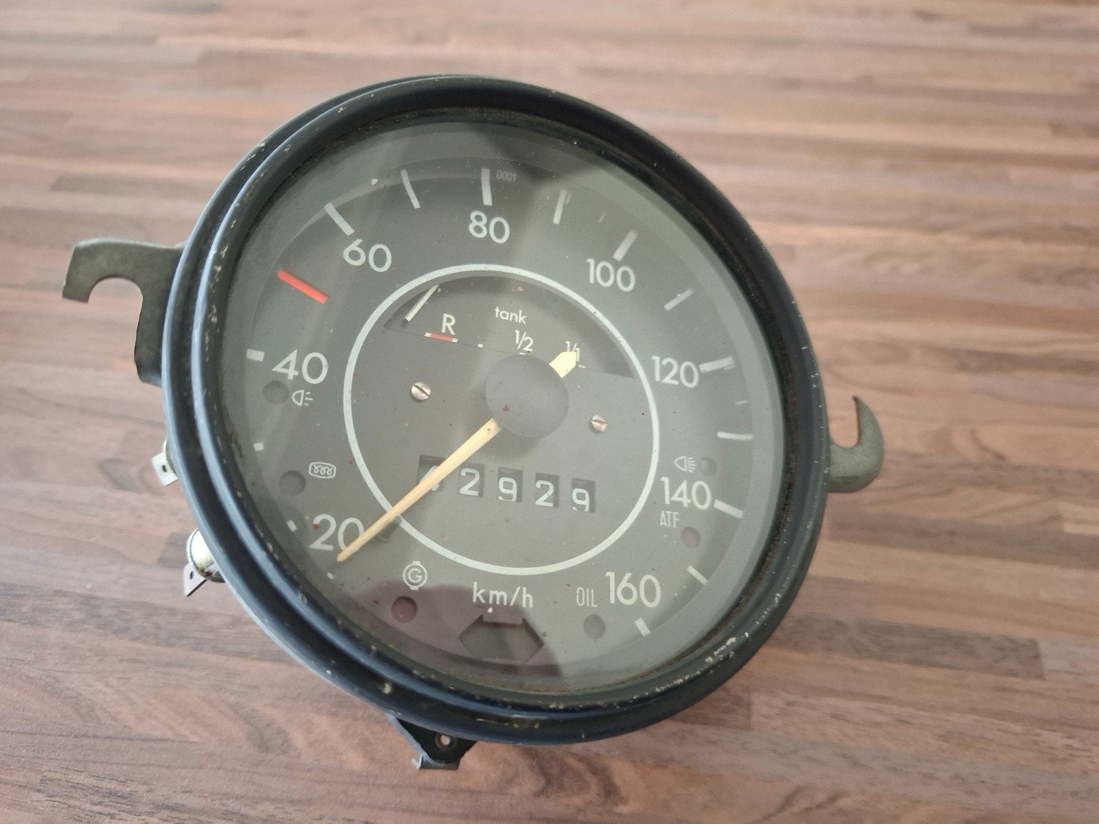 vw volkswagen kever kilometerteller 70er jaren netjes, Auto-onderdelen, Ophalen of Verzenden, Gebruikt, Volkswagen