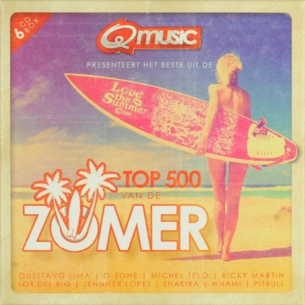 6 CD BOX Q-Music Het Beste Uit De Top 500 Van De Zomer, Ophalen, Zo goed als nieuw, Pop