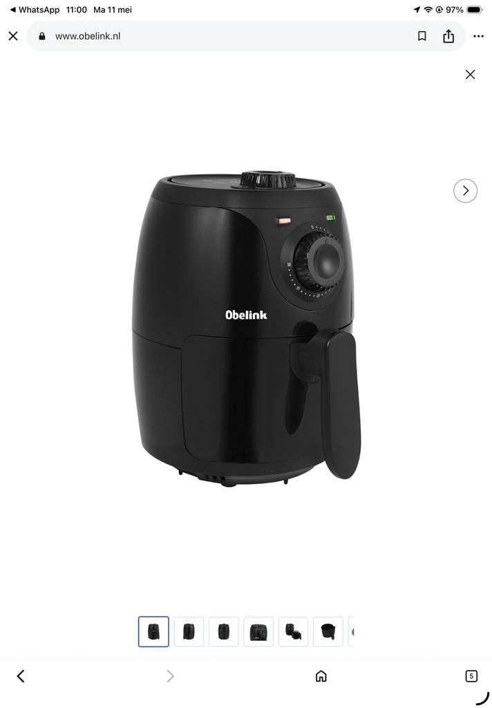 Te koop NIEUW alleen ophalen !, Ophalen of Verzenden, Nieuw, Airfryer