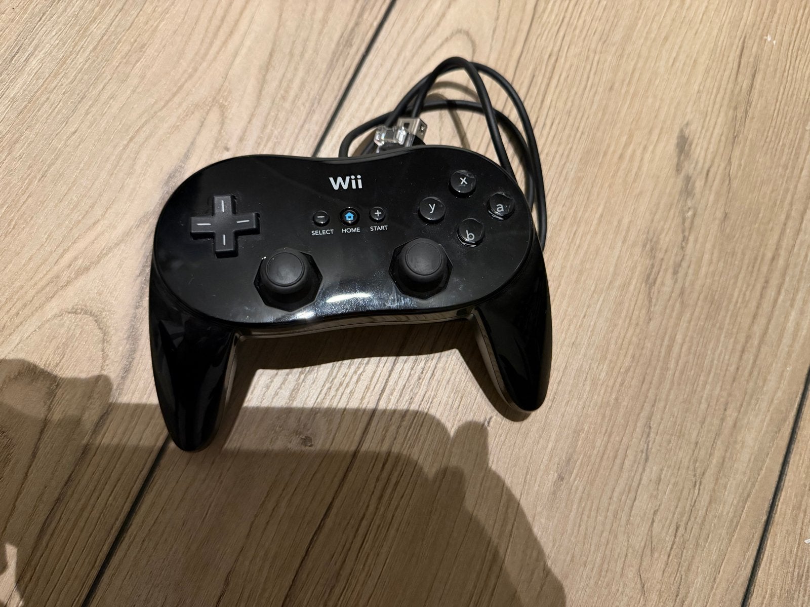 Zwarte Wii Classic Controller Pro - Goede Staat, Ophalen of Verzenden, Gebruikt, Met 1 controller