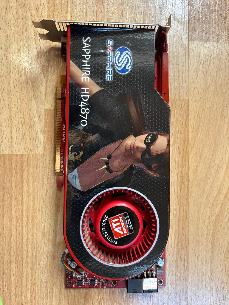 ATI Radeon Sapphire HD4870, Computers en Software, Videokaarten, Gebruikt, Overige soorten, Ophalen of Verzenden, Overige chipsets