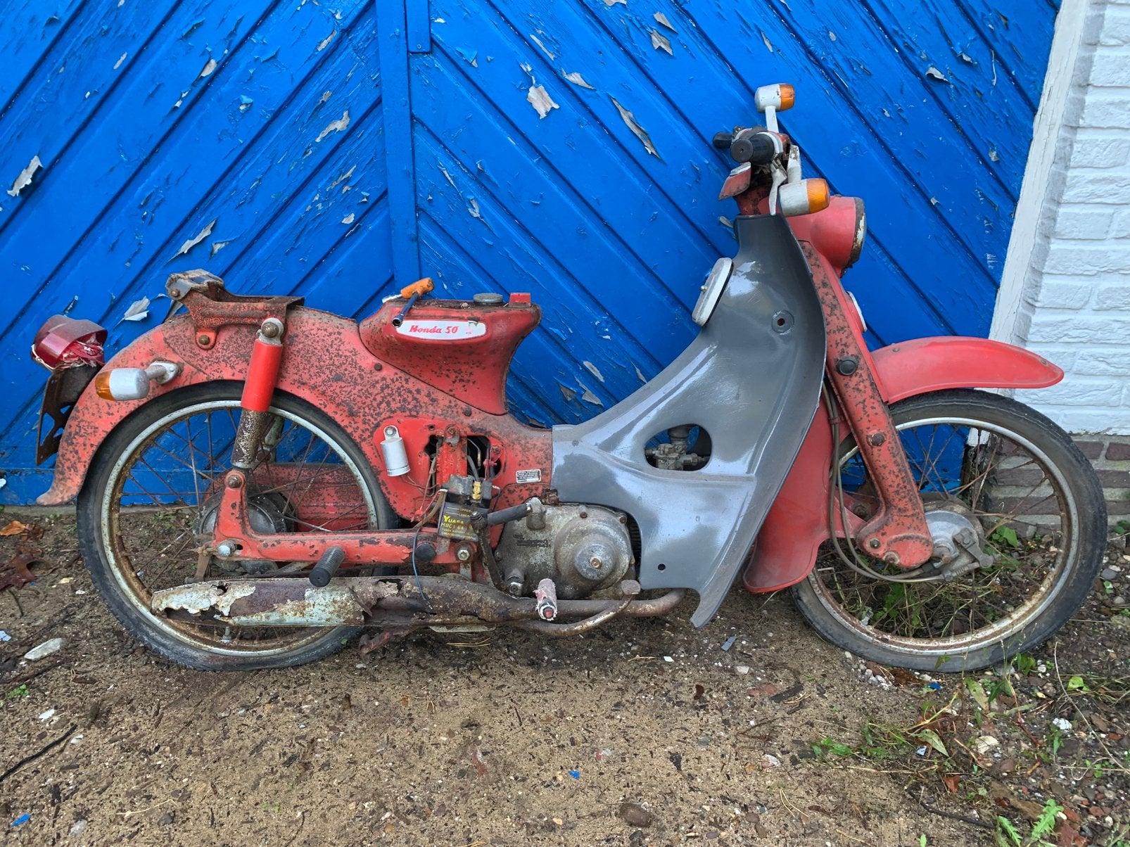 Honda c100 onderdelen, Ophalen of Verzenden, Gebruikt, Frame, Overige merken