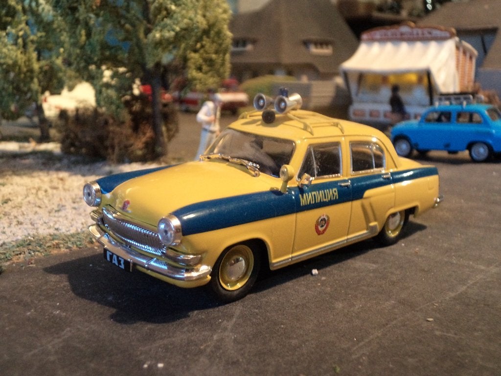 1/43 Gaz Volga M21 Politie - DeAgostini NU voor € 4,95, Ophalen of Verzenden, Nieuw, Auto, Overige merken