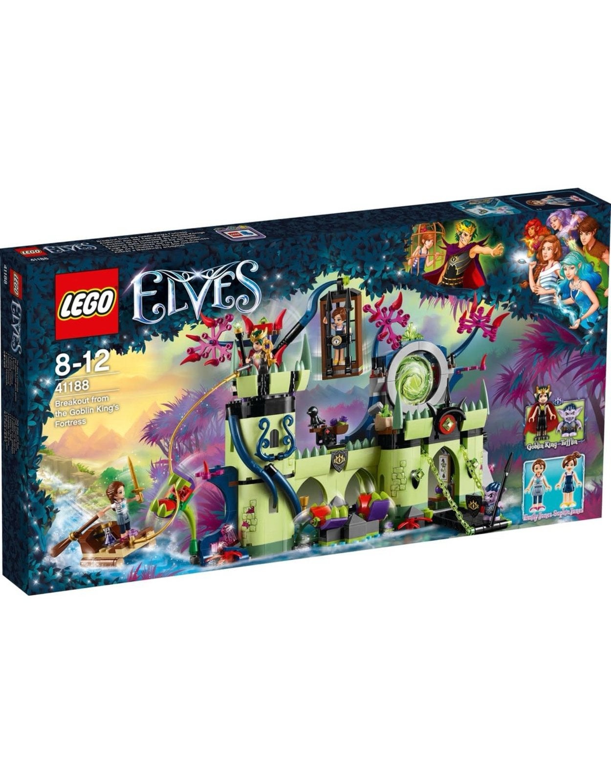 Lego Elves 41188: goblin kasteel compleet, Ophalen, Lego, Zo goed als nieuw, Compleet