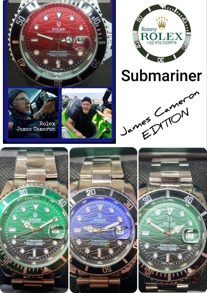 RLX SUB James Cameron SPECIAL, Ophalen, Waterdicht, Nieuw, Zilver