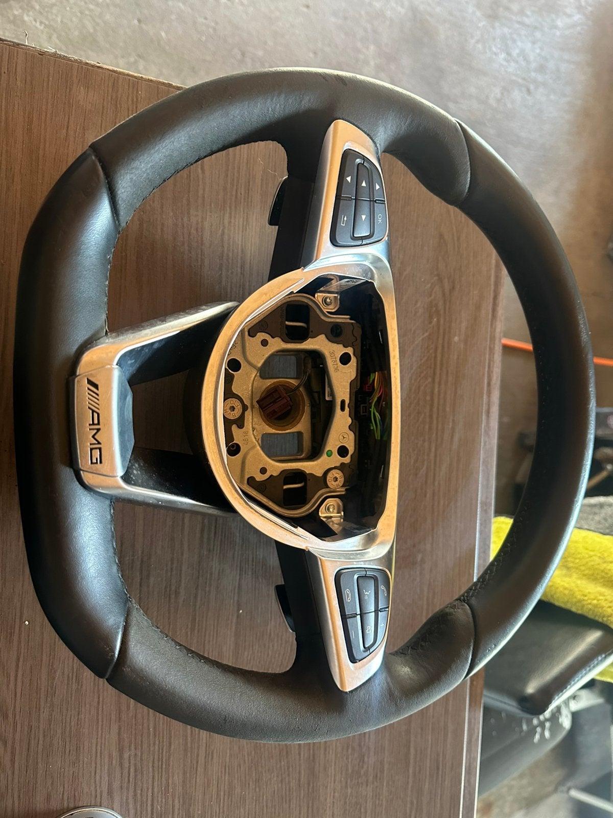 Mercedes Benz AMG stuur - Alcantara - leder - origineel, Auto-onderdelen, Ophalen, Nieuw