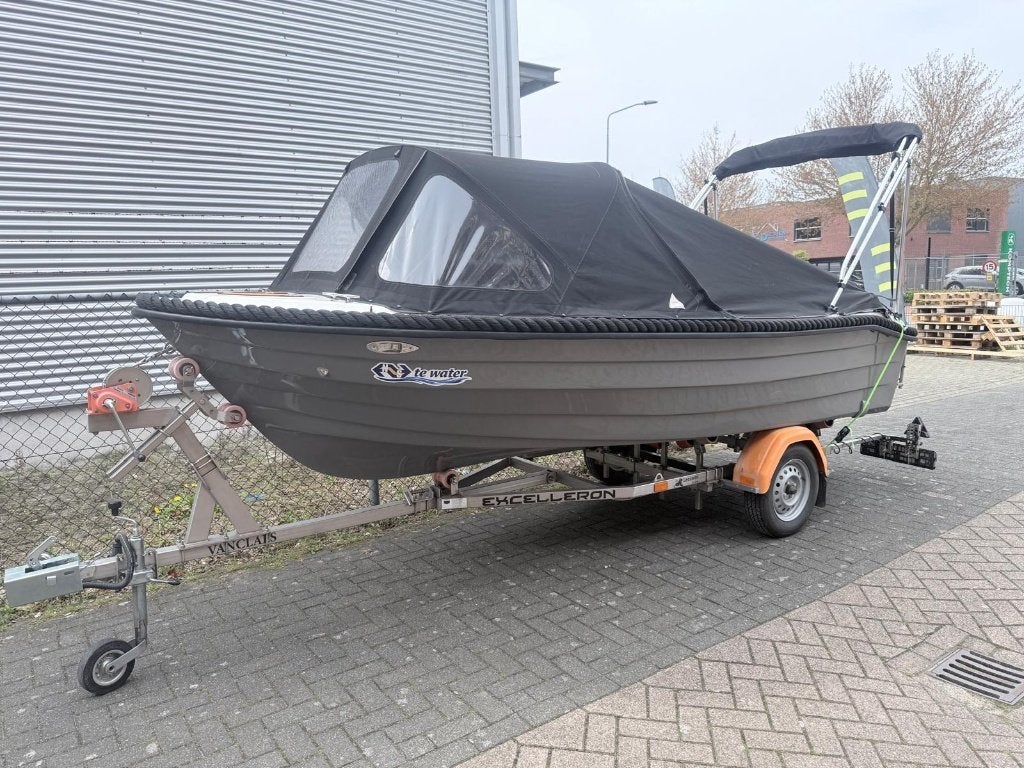 Te Water sloep met Suzuki 9.9 PK buitenboordmotor COMPLEET, Watersport en Boten, Overige typen, 1.00 - 1.50 meter, Zo goed als nieuw