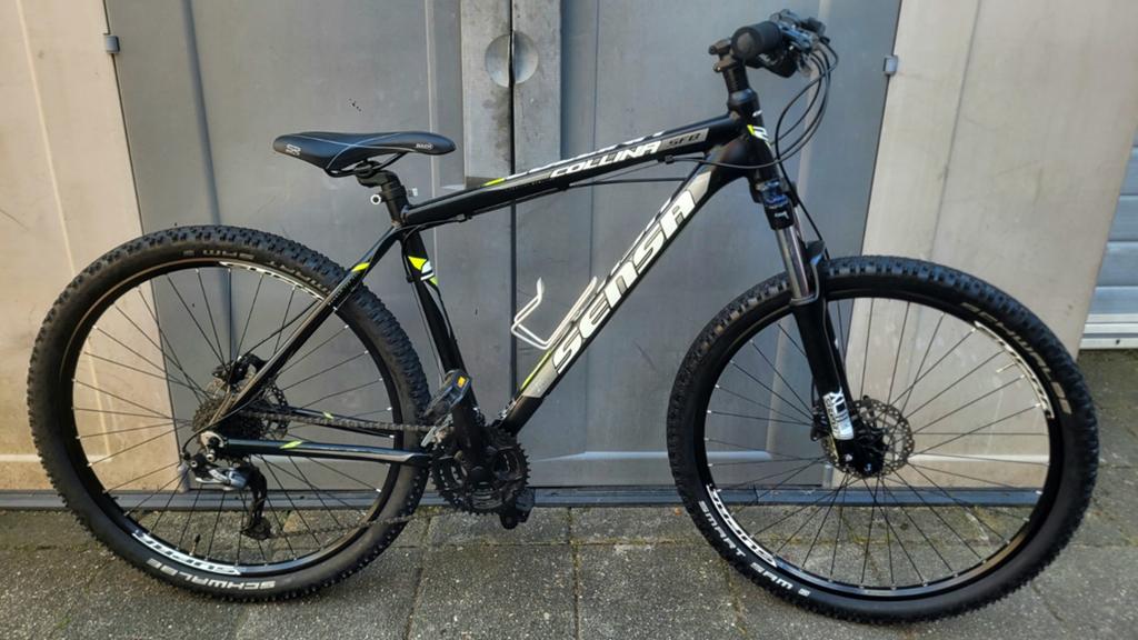 SENSA KINDER MOUNTAINBIKE MET SCHIJFREMMEN 27.5 INCH, Fietsen en Brommers, Gebruikt, Versnellingen, Sensa, Schijfrem
