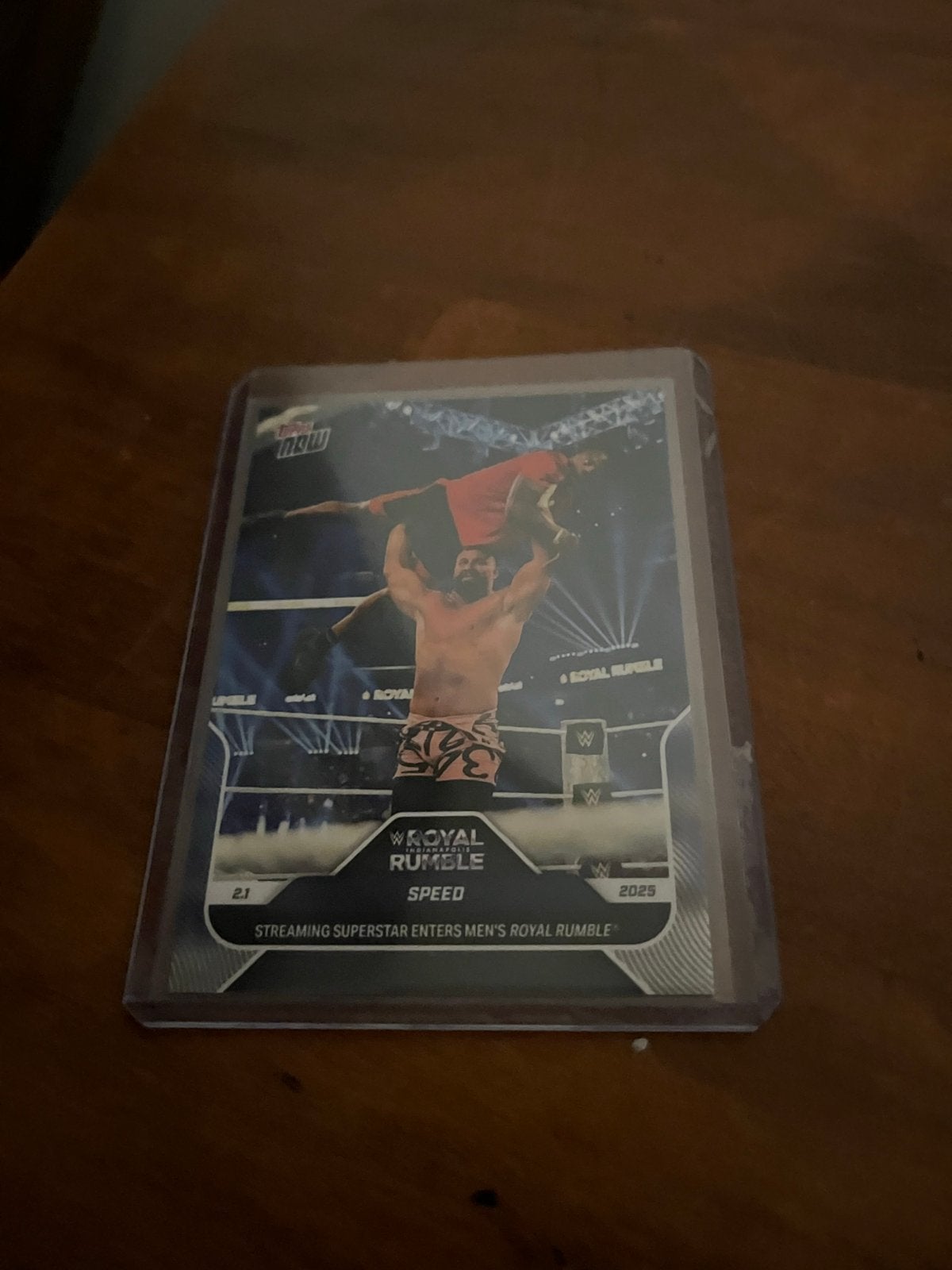 Ishowspeed Topps Now Rookie Card WWE Royal Rumble 2025, Ophalen of Verzenden, Nieuw
