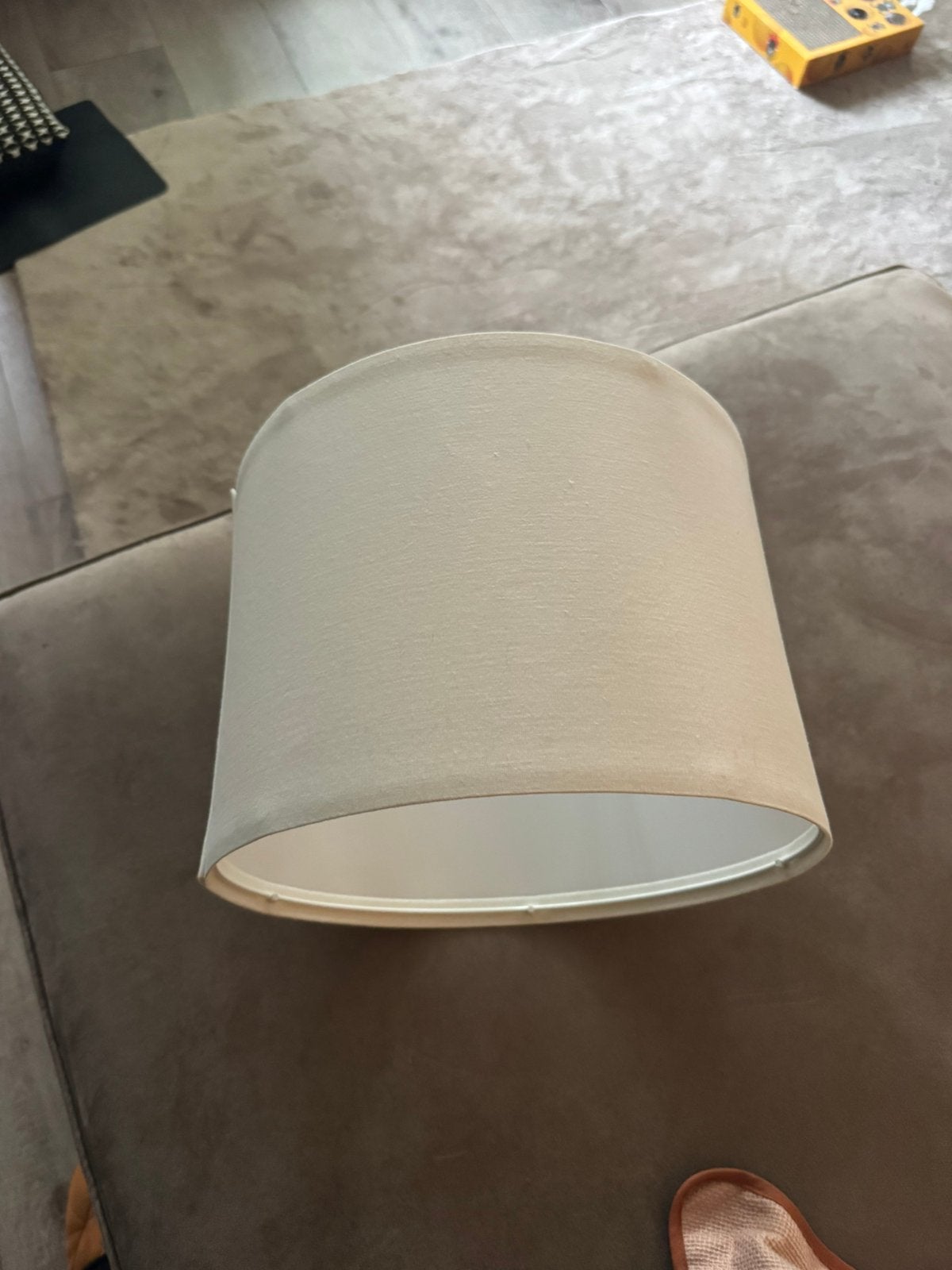 Lampenkap wit, Ophalen of Verzenden, Zo goed als nieuw, Wit, Rond