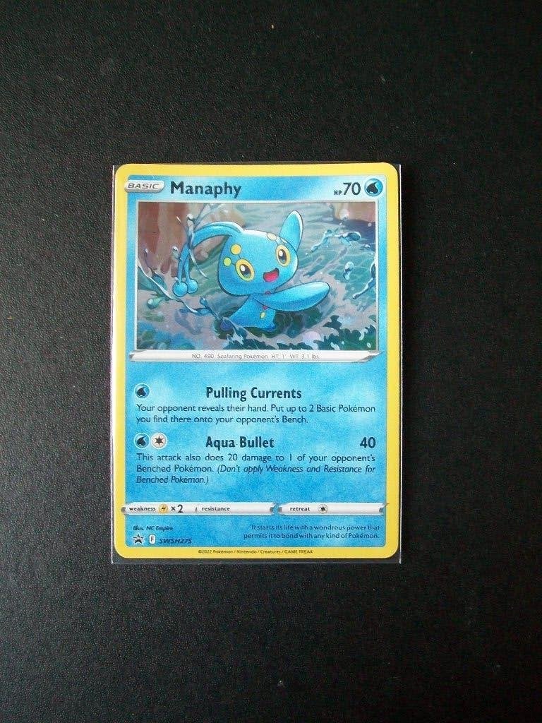 3227: Nieuwe Pokemon Kaart holo rare MANAPHY hp70 (SWS/H275), Verzenden, Nieuw, Losse kaart, Foil