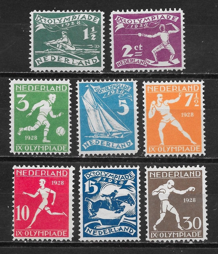 Nvph 212-219 postfris cw 200,00, Postzegels en Munten, Postzegels | Nederland, Ophalen of Verzenden