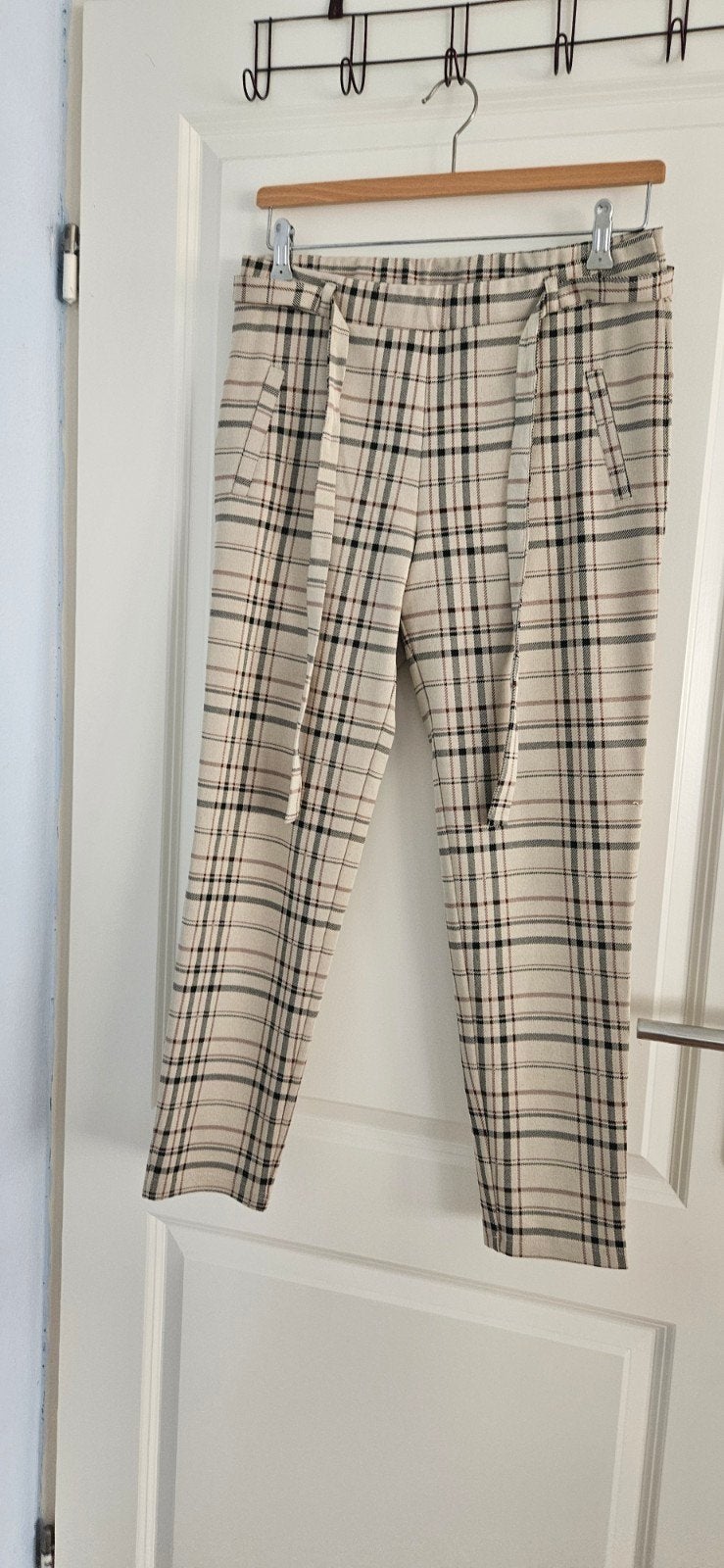 BR&DY geruite broek met strikceintuur, Kleding | Dames, Maat 38/40 (M), Meerkleurig, BR&DY, Ophalen of Verzenden