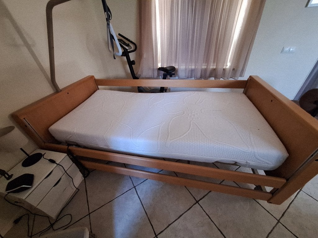 Hoog laag bed, Ophalen, Gebruikt, 90 cm, Eenpersoons
