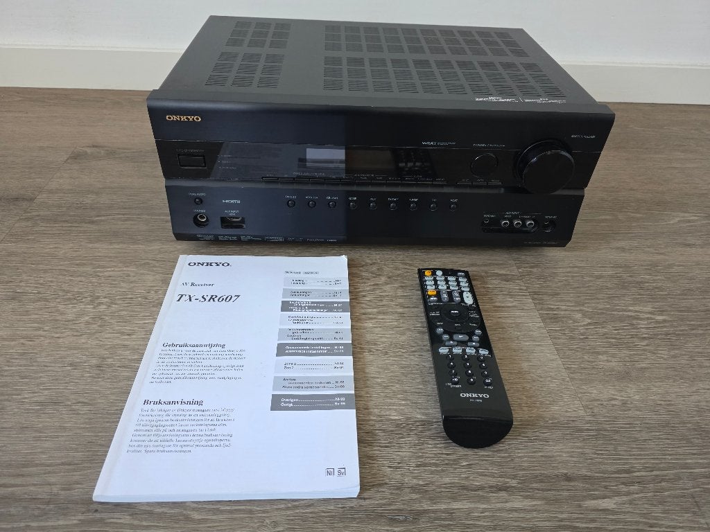 Onkyo TX-SR607 home cinema receiver, Audio, Tv en Foto, Versterkers en Receivers, Ophalen, Gebruikt, 60 tot 120 watt, Onkyo