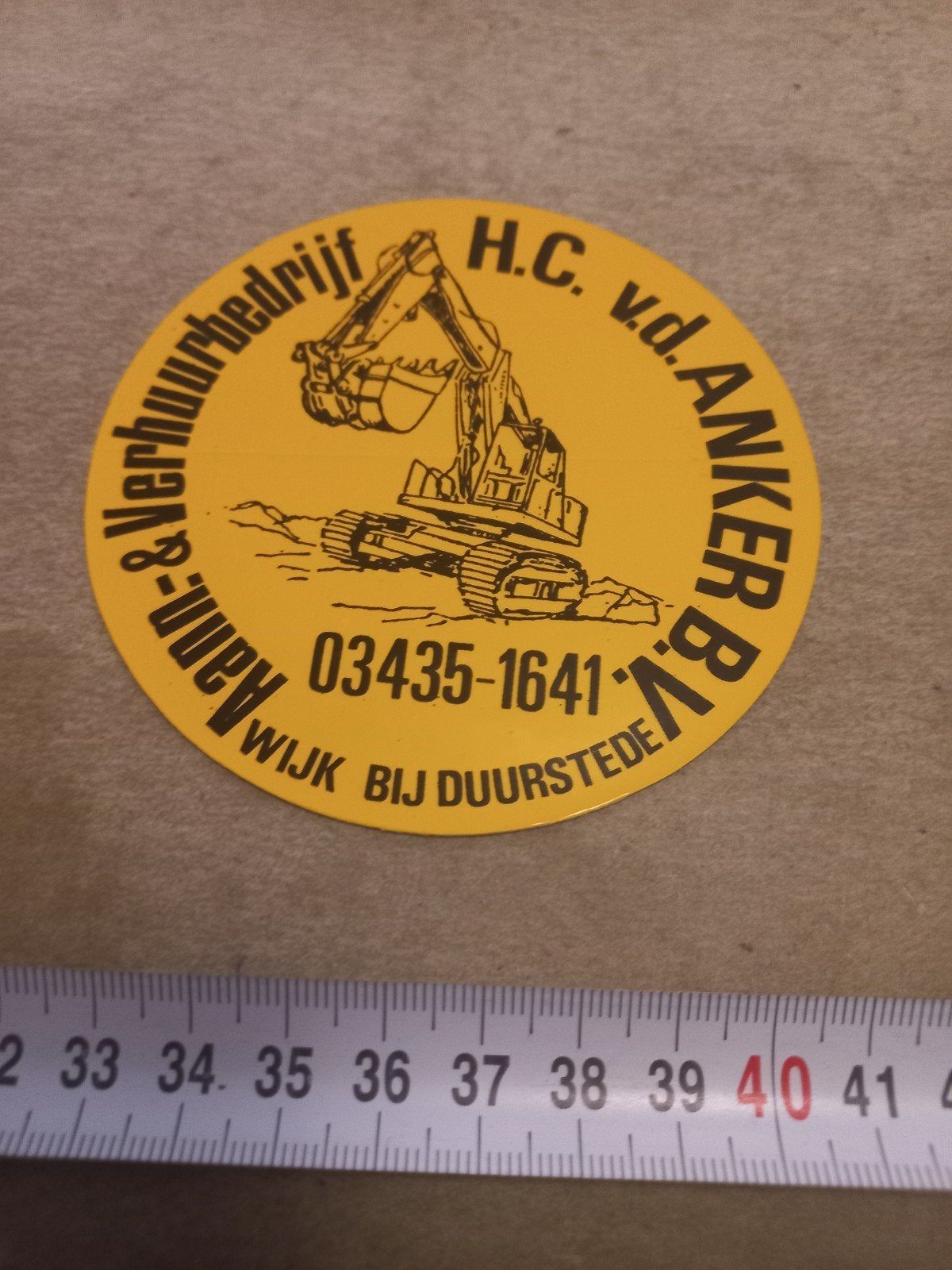 Aann&verhuurbedrijf hcv d anker bv wijk bij Duurstede, Ophalen of Verzenden, Zo goed als nieuw