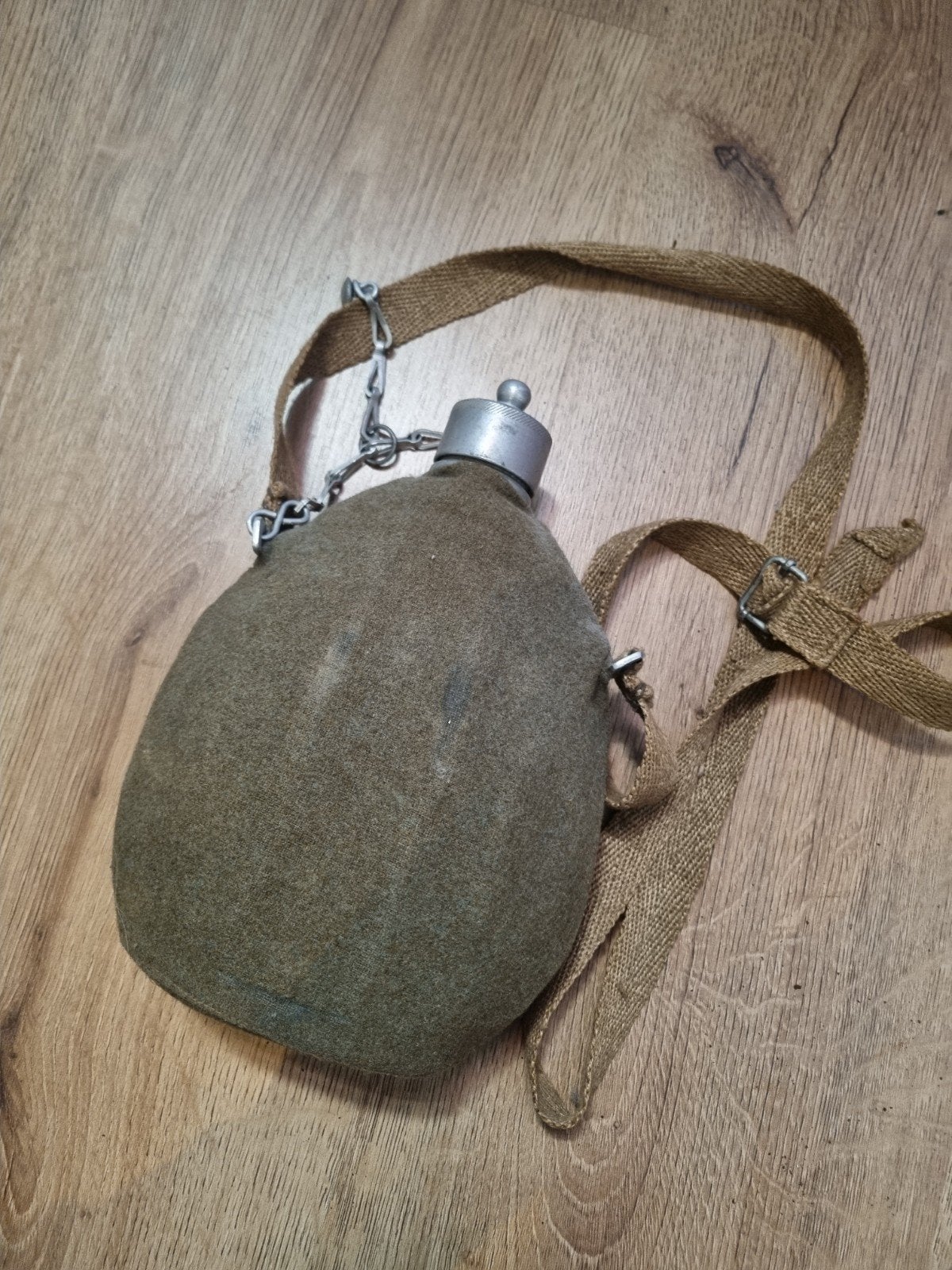 Mooie Italiaanse veldfles uit de 2e wereldoorlog., Ophalen of Verzenden, Landmacht, Nederland, Overige typen