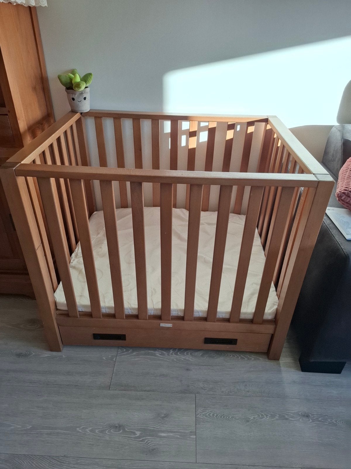 box met matrasje en boxkleed, Ophalen, Gebruikt, Lade