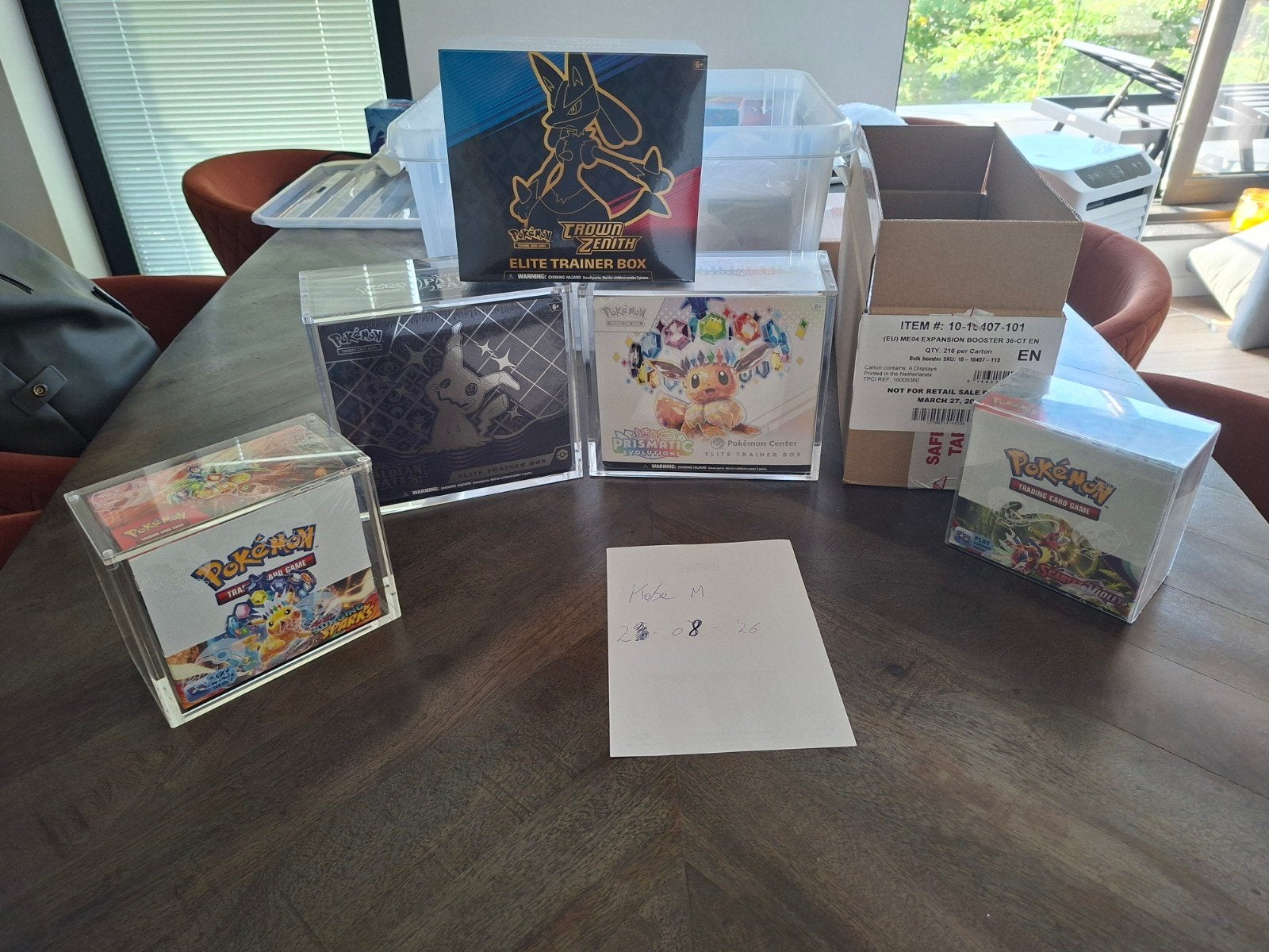 sealed collectie tekoop *update*, Ophalen, Nieuw, Boosterbox, Foil