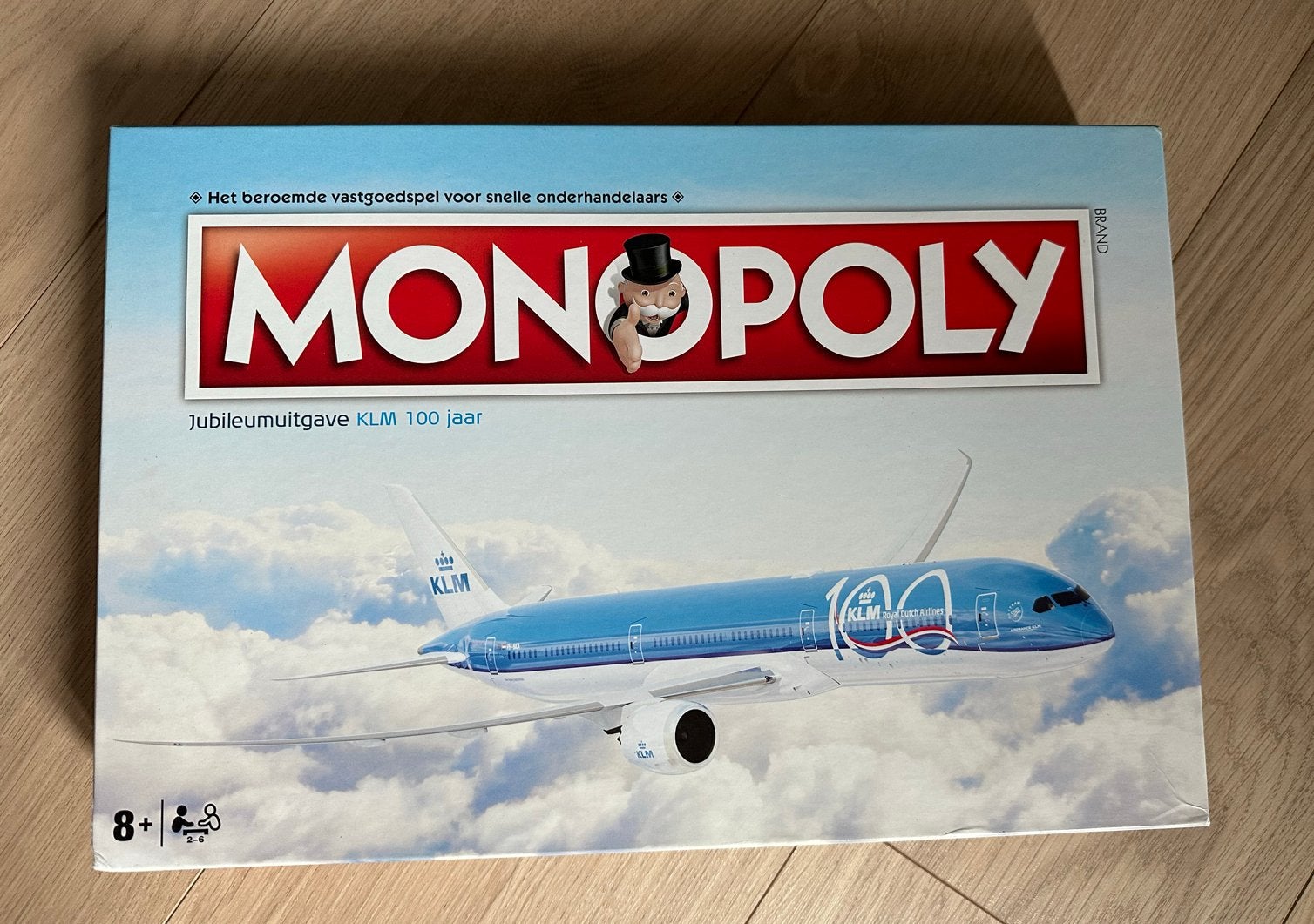 Monopoly KLM 100 jaar Jubileumeditie Bordspel, Hobby en Vrije tijd, Gezelschapsspellen | Bordspellen, Vijf spelers of meer, Ophalen of Verzenden