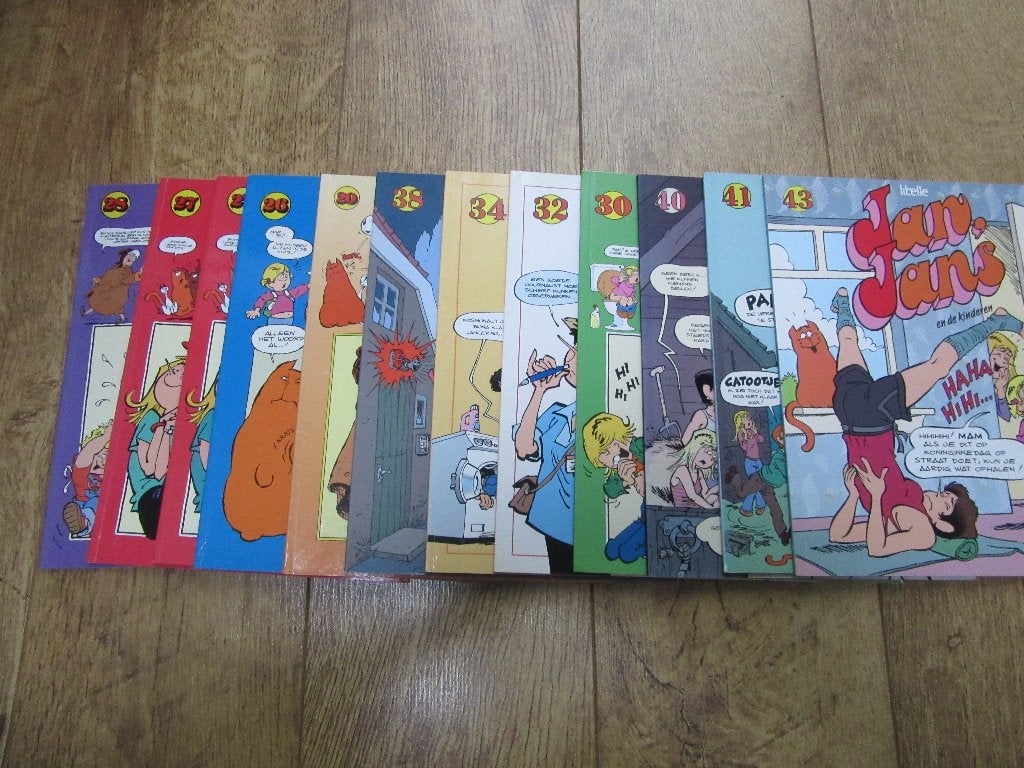 12 stuks:Jan Jans en de kinderen Diversen nummers, Boeken, Stripboeken, Meerdere stripboeken, Ophalen of Verzenden, Gelezen, Jan Jans en de kinderen
