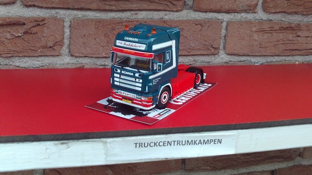 WSI  Scania  R4  Topline  4 x 2  van  Fredsholm., Hobby en Vrije tijd, Ophalen of Verzenden, Nieuw, Bus of Vrachtwagen, Wsi