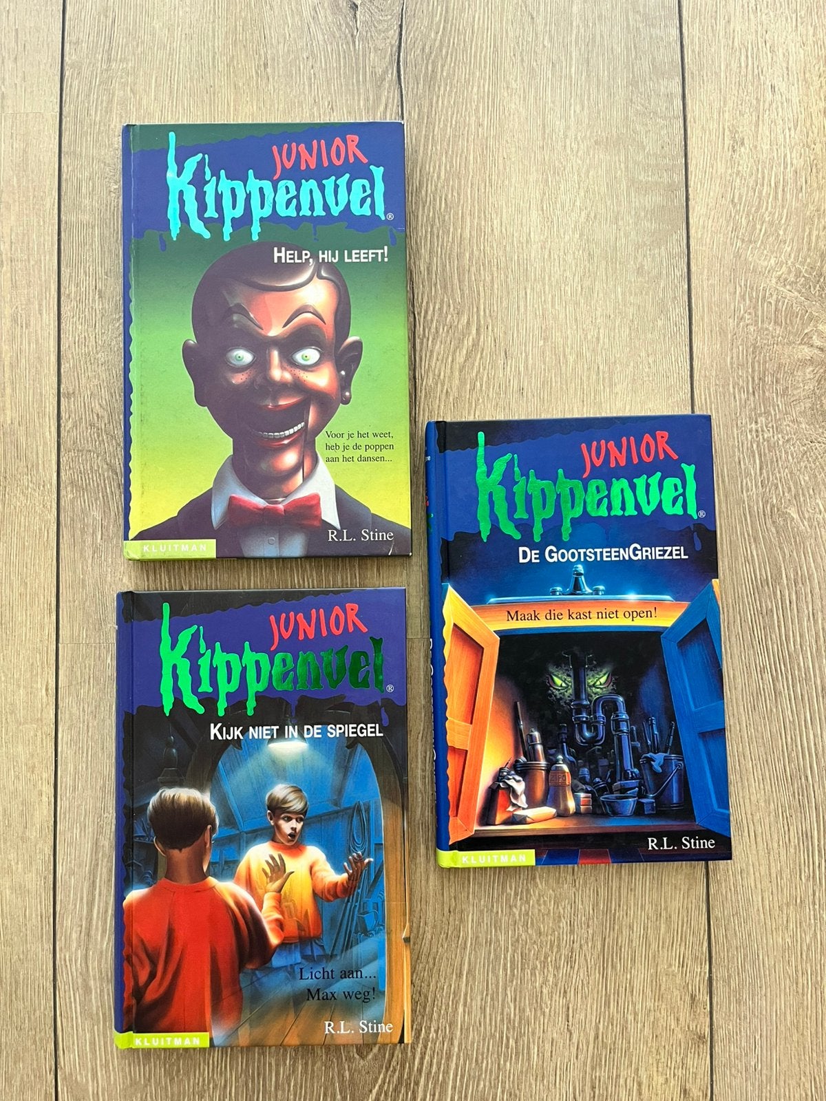 3 boeken Kippenvel Junior te koop, Boeken, Kinderboeken | Jeugd | 10 tot 12 jaar, Ophalen, Zo goed als nieuw