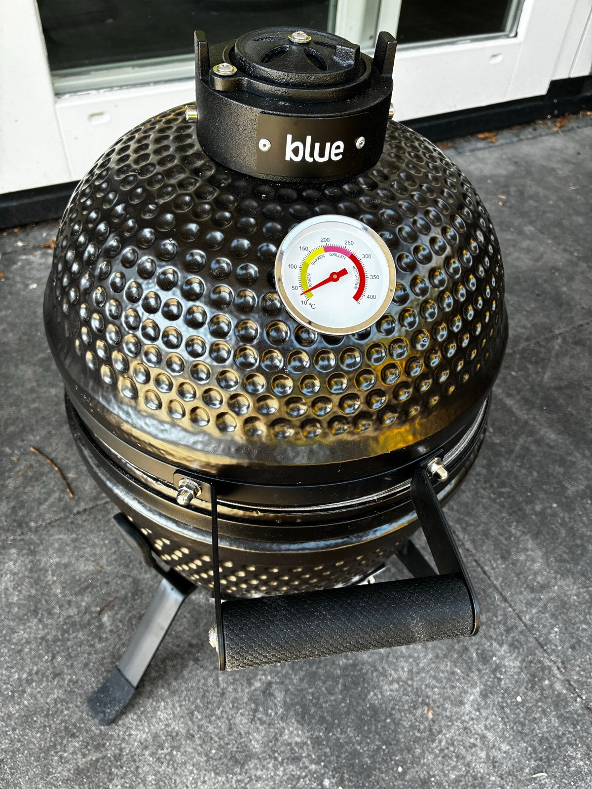 Kamado BBQ met gebroken binnenpot -, Tuin en Terras, Ophalen, Nieuw, Met accessoires