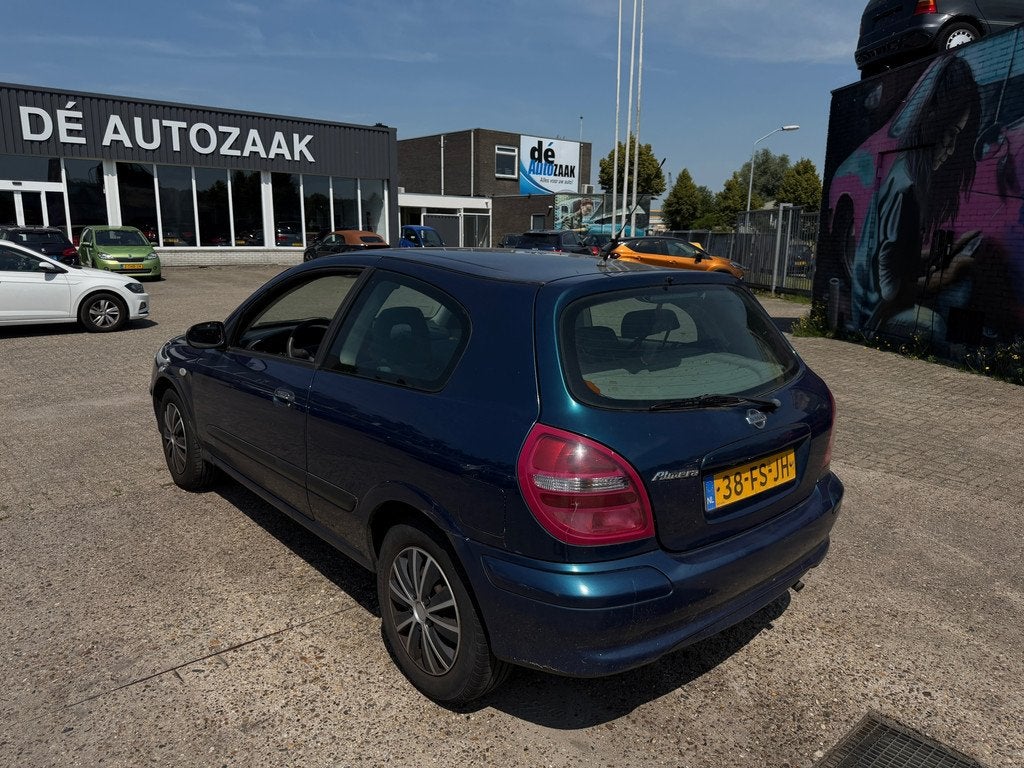 Nissan Almera 1.8 Ambience Incl NW Keuring, Auto's, Nissan, Gebruikt, 4 cilinders, Blauw, Origineel Nederlands