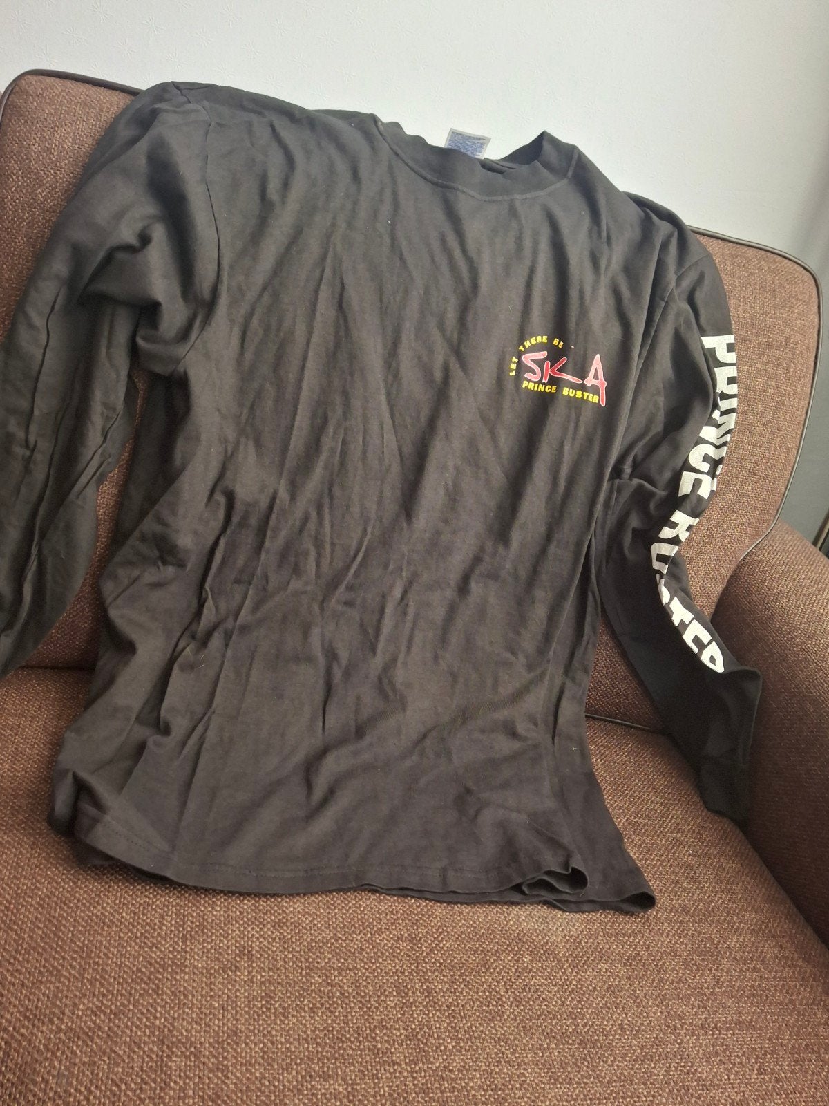 Prince Buster ska t shirt lange mouw zwart, Ophalen of Verzenden, Nieuw, Kleding