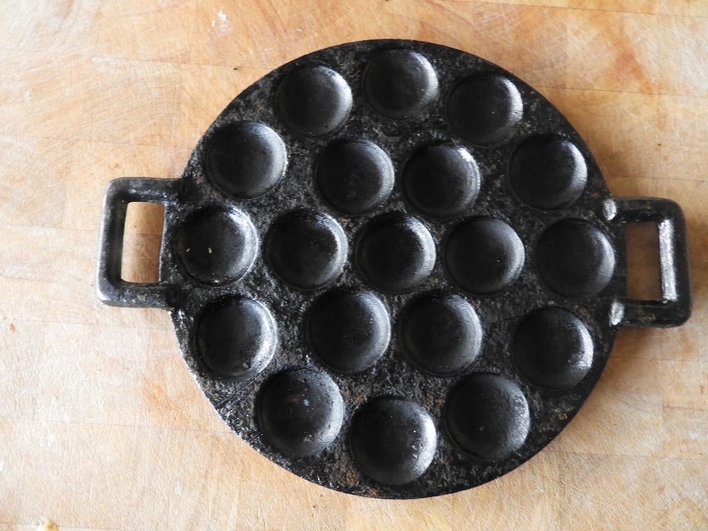 poffertjes pan, Ophalen, Gebruikt, Gietijzer, Overige typen