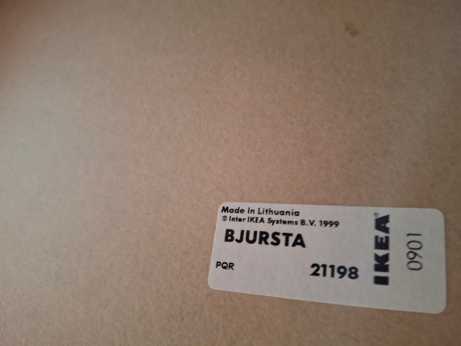 IKEA BJURSTA Uitschuifbare eettafel voor 4 personen, Gebruikt, 50 tot 100 cm, Vier personen, Rechthoekig