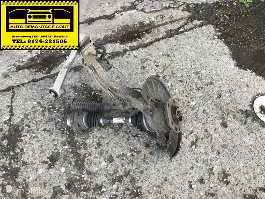 Porsche Cayenne 955 Q7 Vw Touareg Fusee Links Wielophanging, Gebruikt, Porsche, Ophalen of Verzenden, Porsche