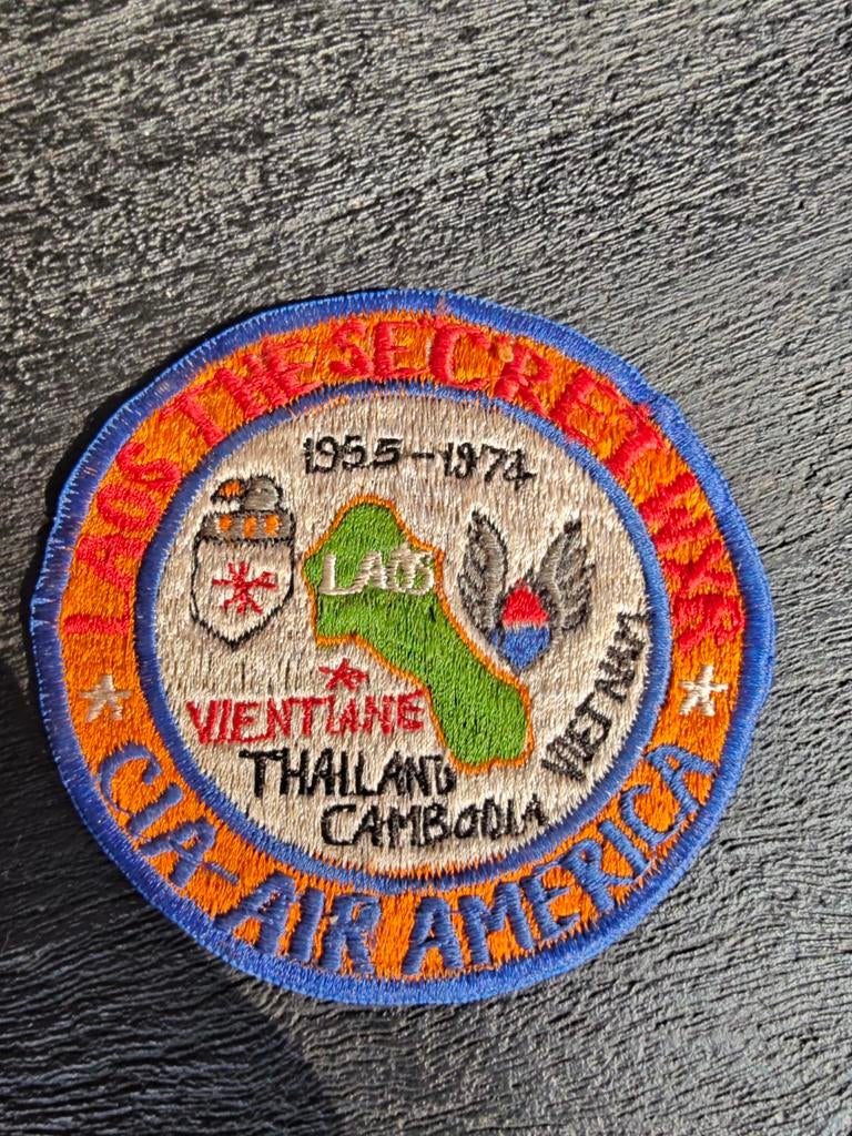 Patch CIA -air America, Laos..1955-1974, Ophalen of Verzenden, Landmacht, Amerika, Embleem of Badge