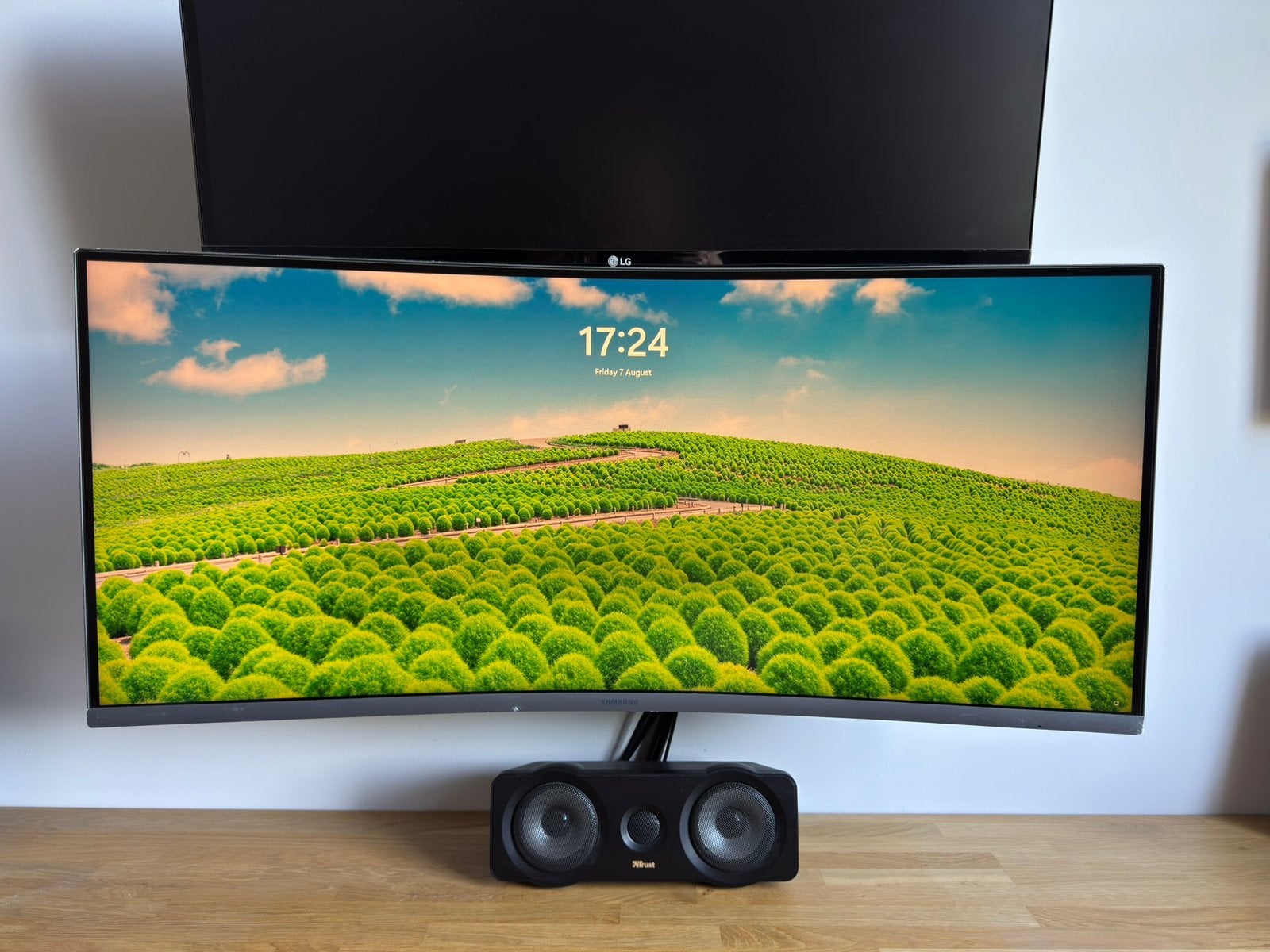 Samsung 34” Curved Ultrawide, Computers en Software, Monitoren, Gebruikt, 3 tot 5 ms, Hoofdtelefoonaansluiting, VA