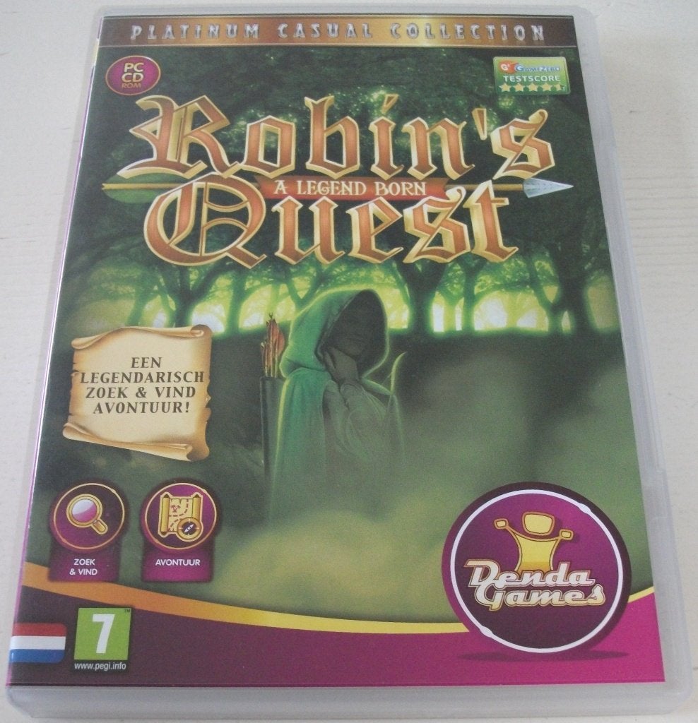 PC Game *** ROBIN'S QUEST *** A Legend Born, Puzzel en Educatief, 1 speler, Ophalen of Verzenden, Zo goed als nieuw