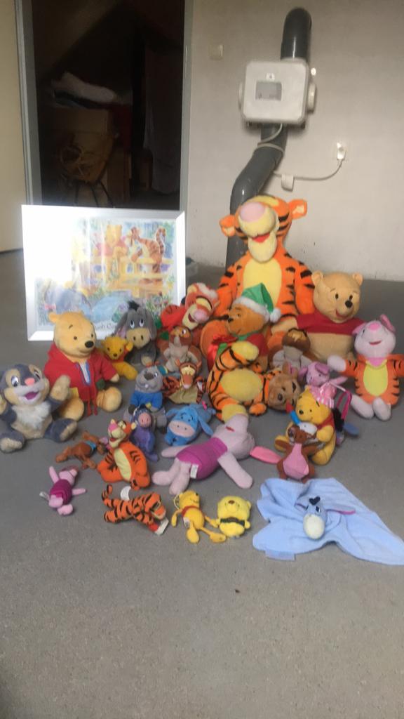 Verzameling Winnie de Pooh, Ophalen of Verzenden, Winnie de Poeh of vrienden, Gebruikt, Knuffel