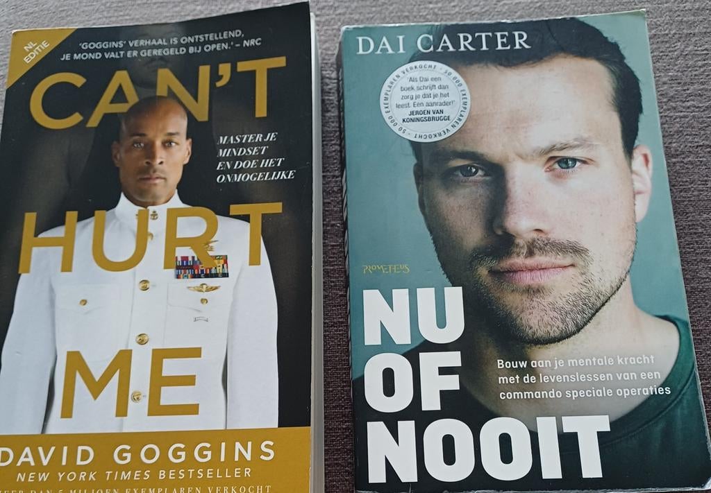 Cant hurt me - David Goggins & Nu of nooit Dai Carter, Ophalen of Verzenden