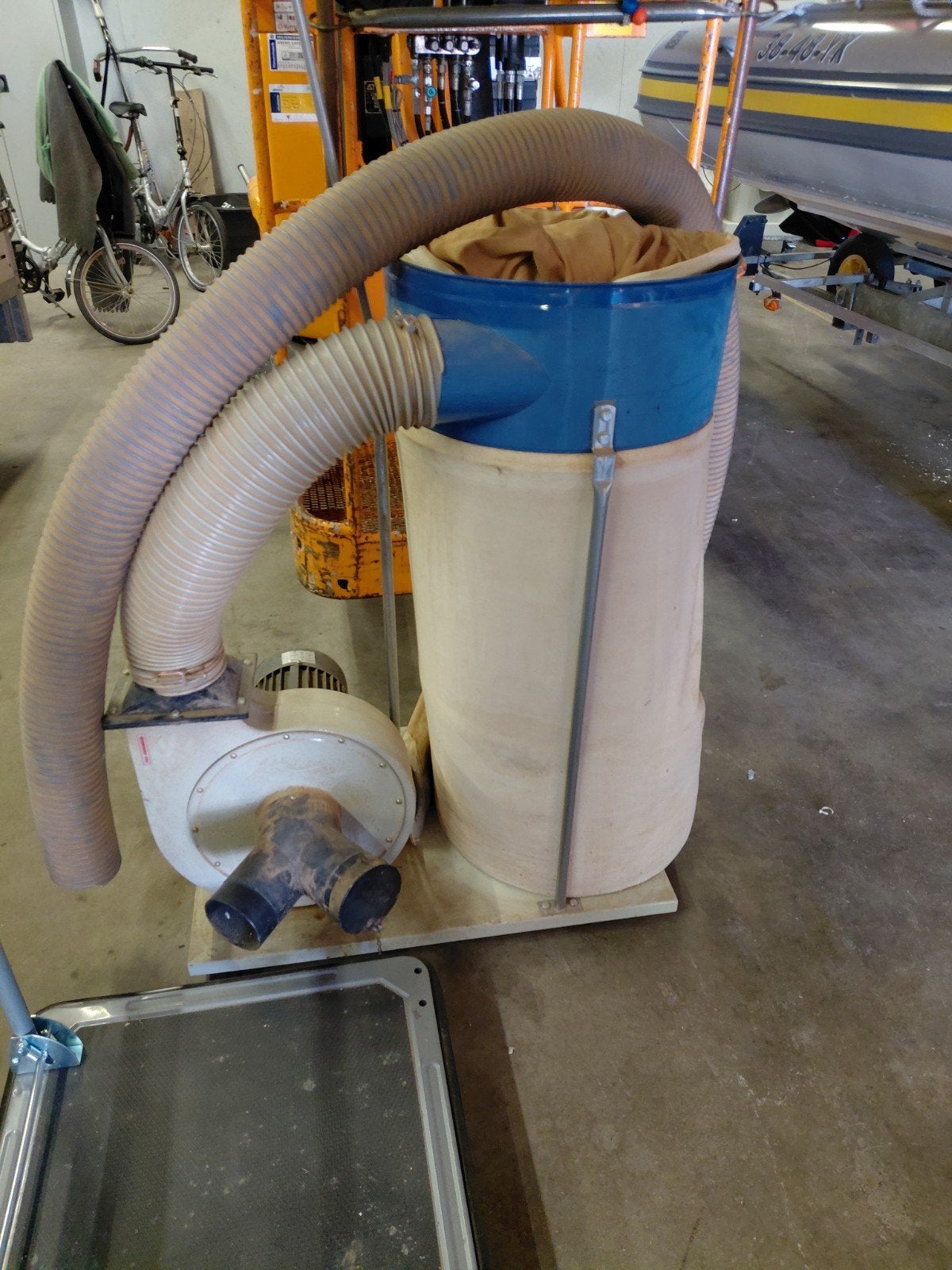 Freesmachine hout  afzuiginstallatie., Ophalen of Verzenden, Zo goed als nieuw, Elektrisch