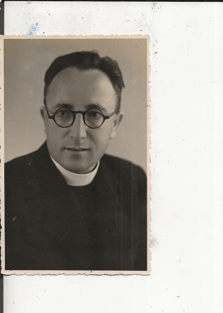 Westland Pastoor Visser Fotokaart, Verzamelen, Ansichtkaarten | Nederland, Ophalen of Verzenden, 1920 tot 1940, Ongelopen, Zuid-Holland
