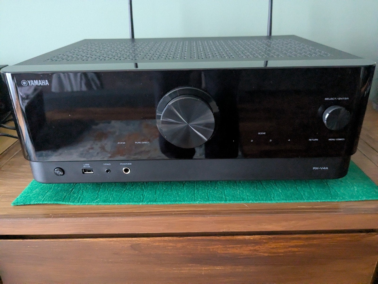 Yamaha RX-V4A AV-receiver NIEUW in doos, Ophalen of Verzenden, 120 watt of meer, Yamaha