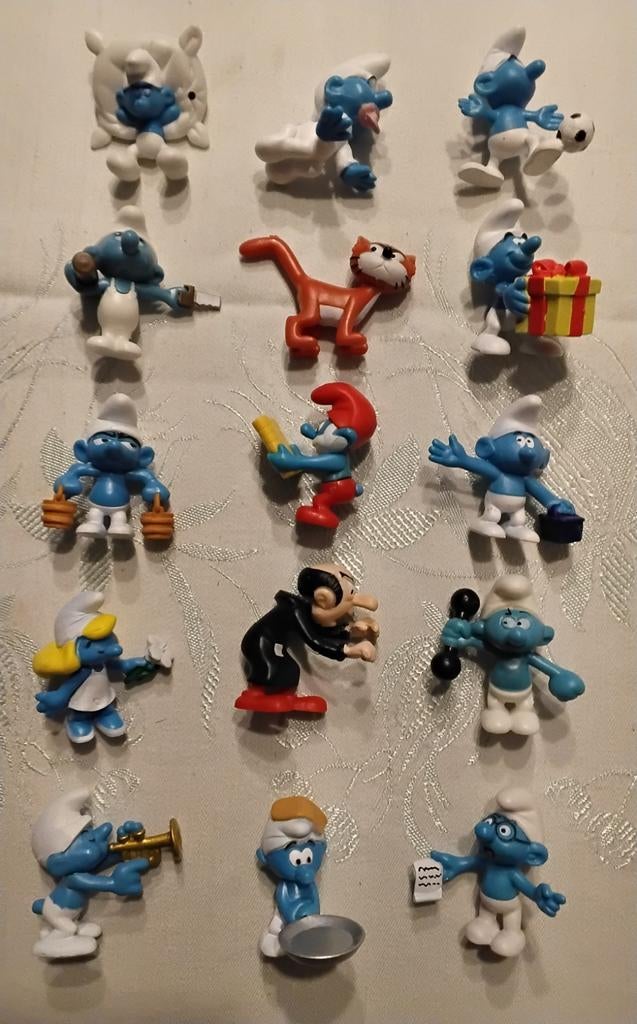 AH Smurfen Collectie (figuurtjes, 15 stuks), Ophalen of Verzenden, Nieuw, Verschillende Smurfen, Poppetje, Figuurtje of Knuffel