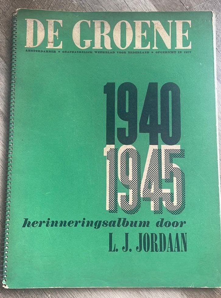 Herinneringsalbum 1940-1945 met spotprenten uitgave 1945, Verzenden, Gelezen